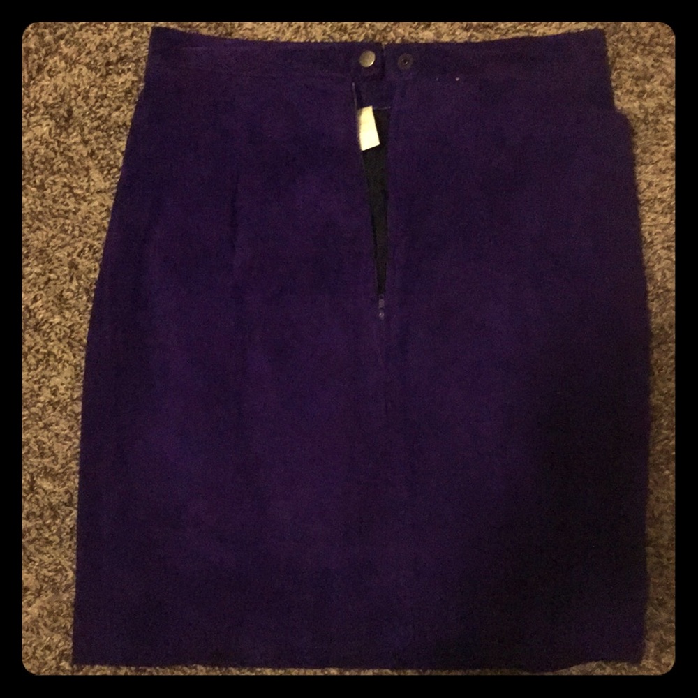 Purple skirt